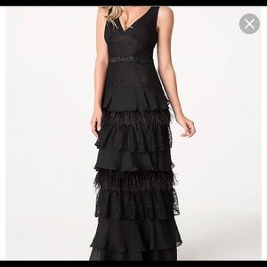 Bebe black maxi dress